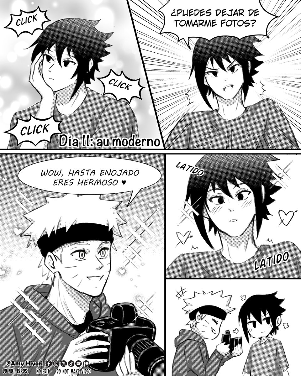 Contexto: Naruto es un fotógrafo que encontró al modelo perfecto ♥

#SNSmonth25 #NaruSasu