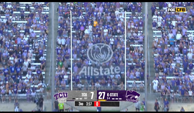 cwebbtk2h's tweet image. We have the type of offense to comeback but it’s not looking good at this point.#TCUfootball