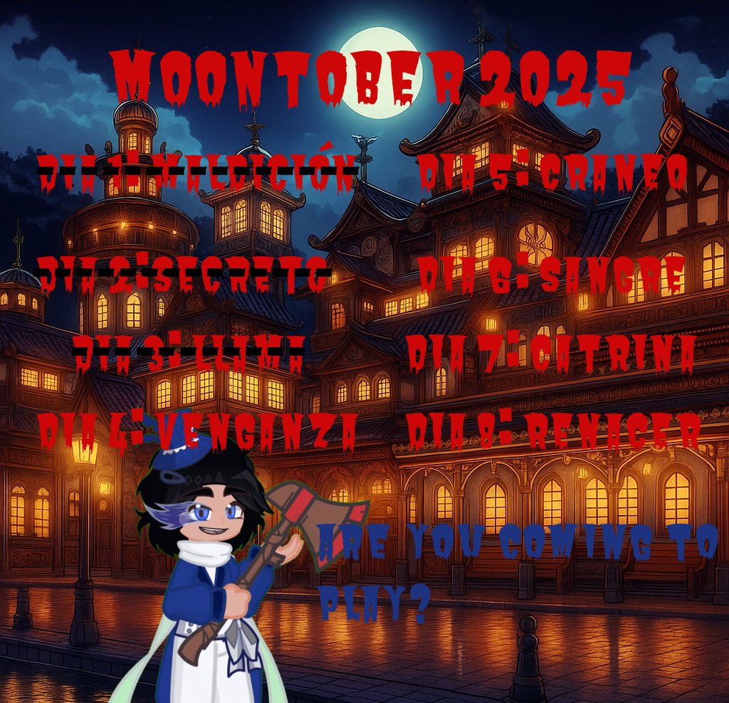 mooniediaz25's tweet photo. Day 4!!! Your sins will not save you this time...🗡🗡🗡
#illustration #ocart #oc #drawing #ocdrawing #artinprogress #tradicionalart #originalcharacter #BLOODYS #artwork #artstyle #smallacount #diariodeprogreso #smallartist #moontober2025 #Halloween https://t.co/xh3lwG0O9a