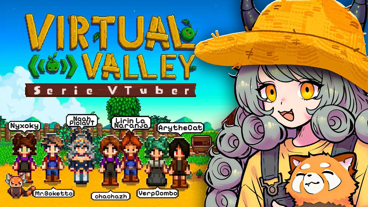 Hoy vamos a estar en el canal de <a href="/VNex_ES/">VNex┋ Servidor VTuber</a> jugando a Stardew Valley con mis compas VTuber, los espero con una sorpresita uwu 

👉🏻Link en el perfil de VNex
