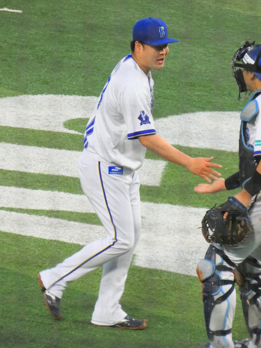 kasumi0_0sou's tweet image. 1回2奪三振！三者凡退!!!かっっこよかったあーー💙

2025.10.11 横浜スタジアム
#baystars
#伊勢大夢