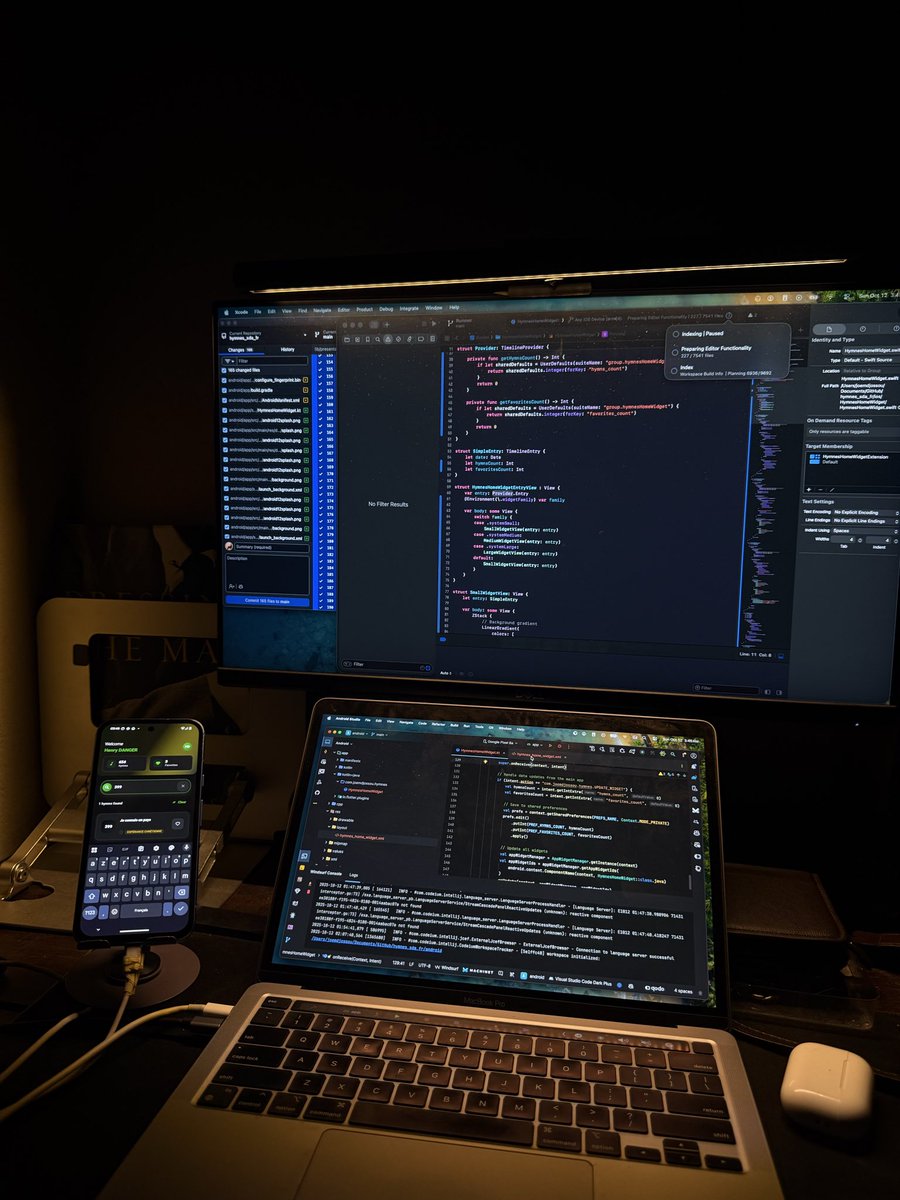 joemdjossou's tweet image. I had so much fun writing extensive Kotlin and Swift codes for Flutter app, I understand more and more why devices native app languages knowledge, are demanded on job descriptions.

(I have experience in Swift and Kotlin tho🙃)

#flutter