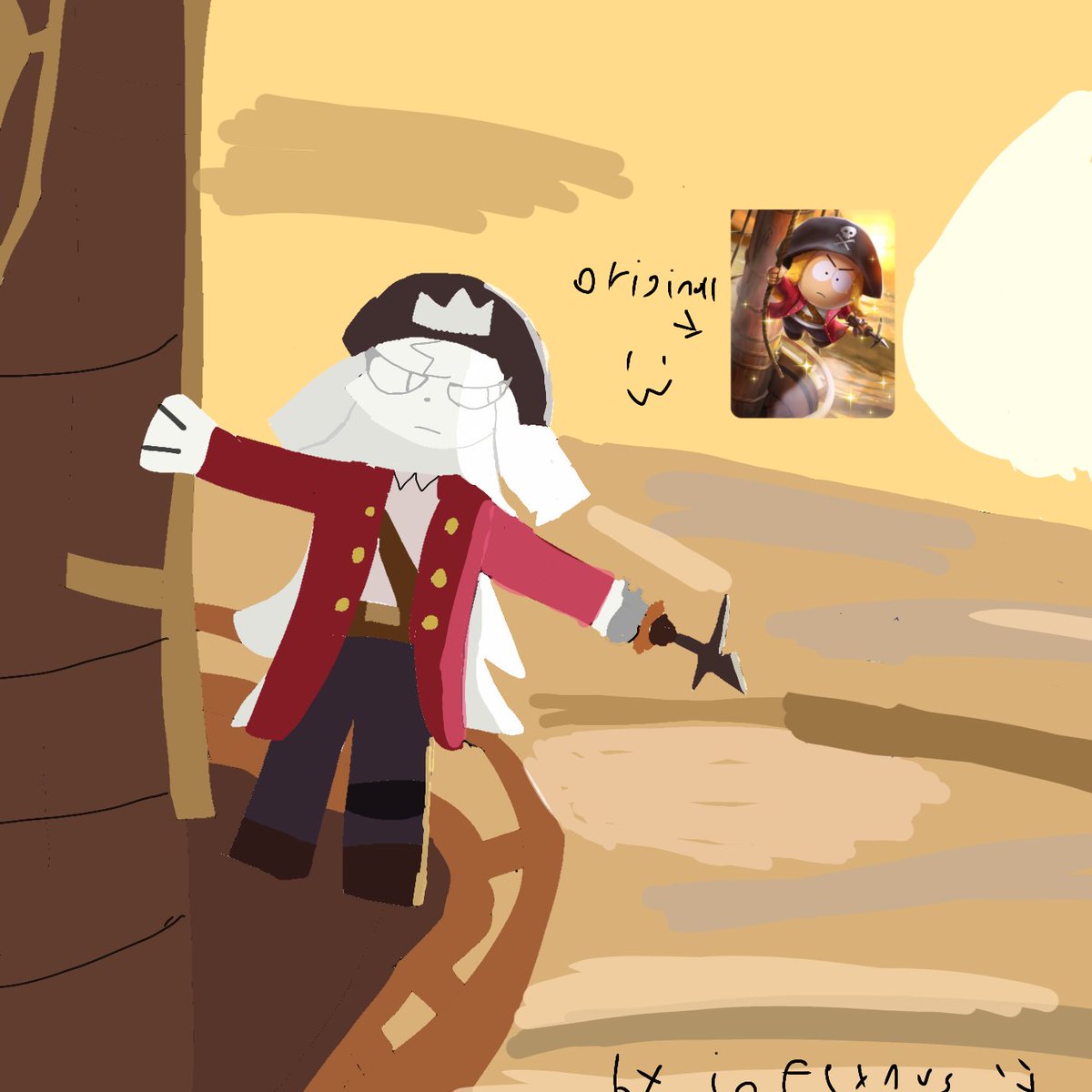 KOURZE1's tweet image. Buccaneer petunia!🏴‍☠️☠️(Trying some lighting stuff :3)#fpefanart #fpeAu #fpepetunia #southparkfanart #fundamentalpaperdestroyer