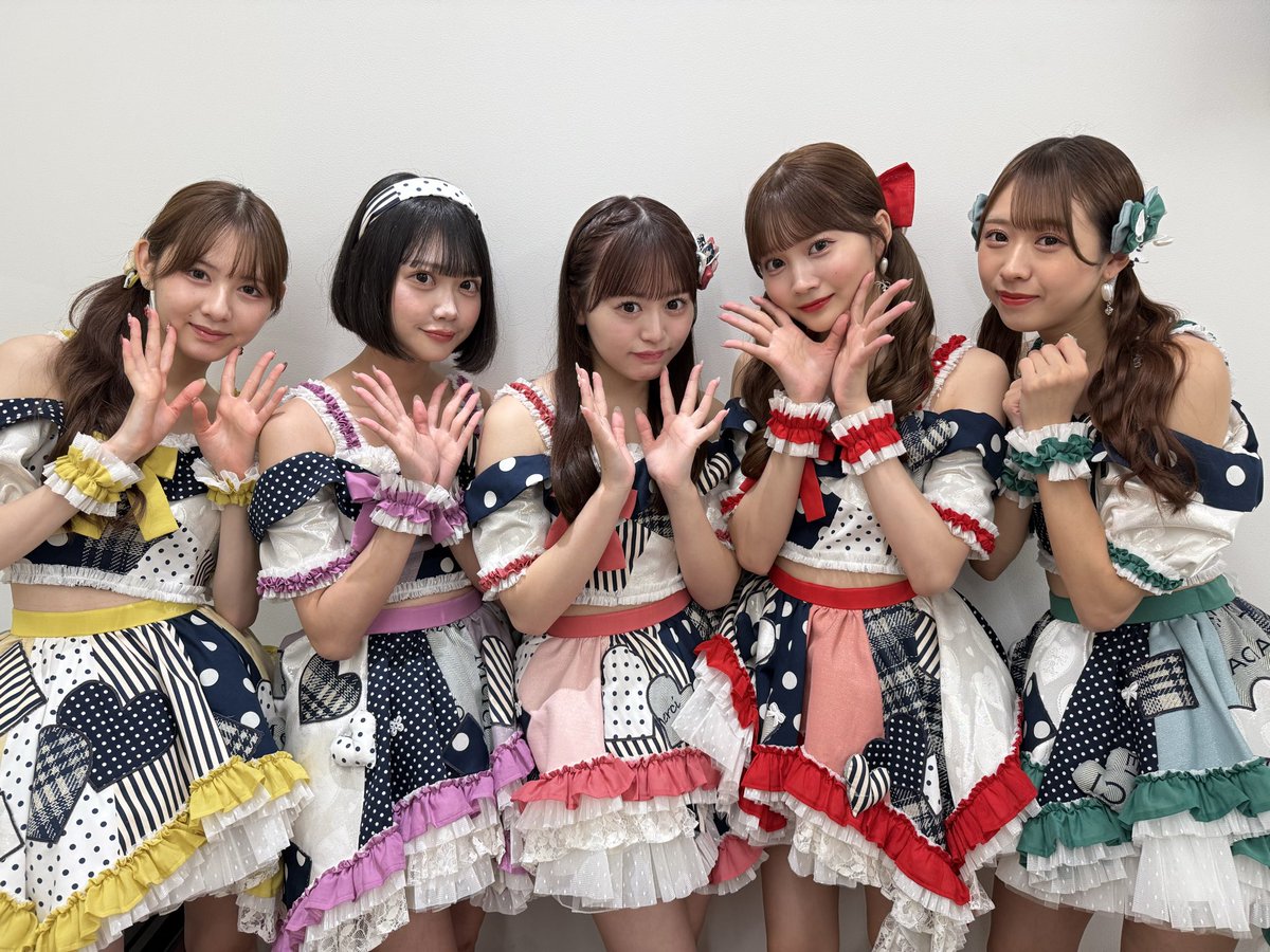 SCRAMBLE_SMILE's tweet image. ／

このあと13:05～
REDSUNにてライブ出演💚💜❤️💛🩷

＼

2日目もスクスマと楽しみましょう🎤🎶

#かがやきフェス2025 
#スクスマ #SCRAMBLESMILE