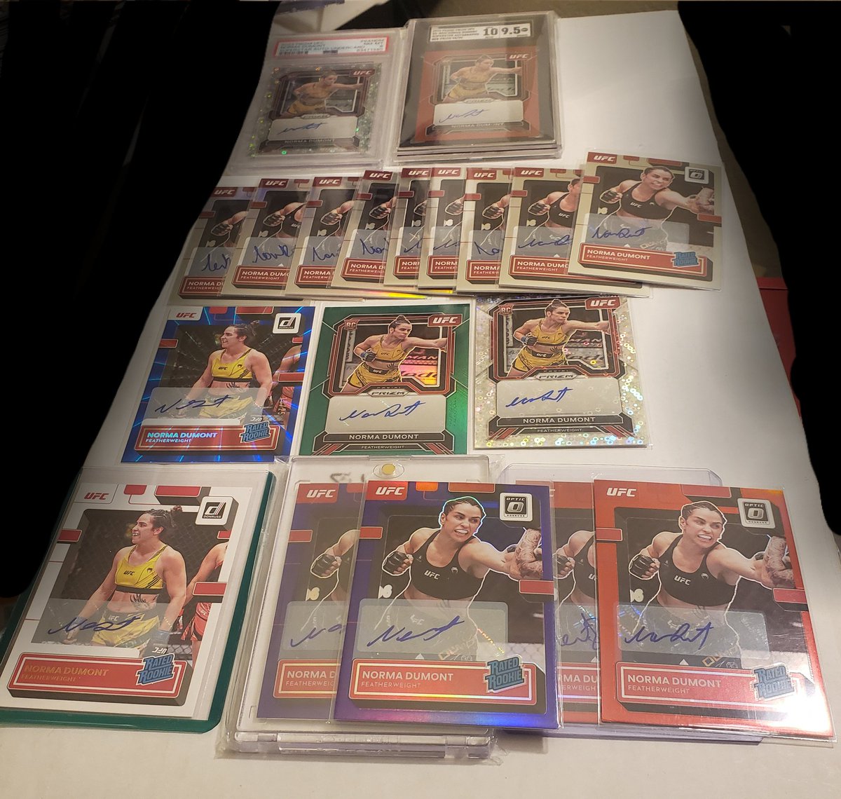 jschulz144's tweet photo. @NormaDumont5 
Check out the collection.
#ufc #immortal #topps #panini https://t.co/gNJEwDzwXn
