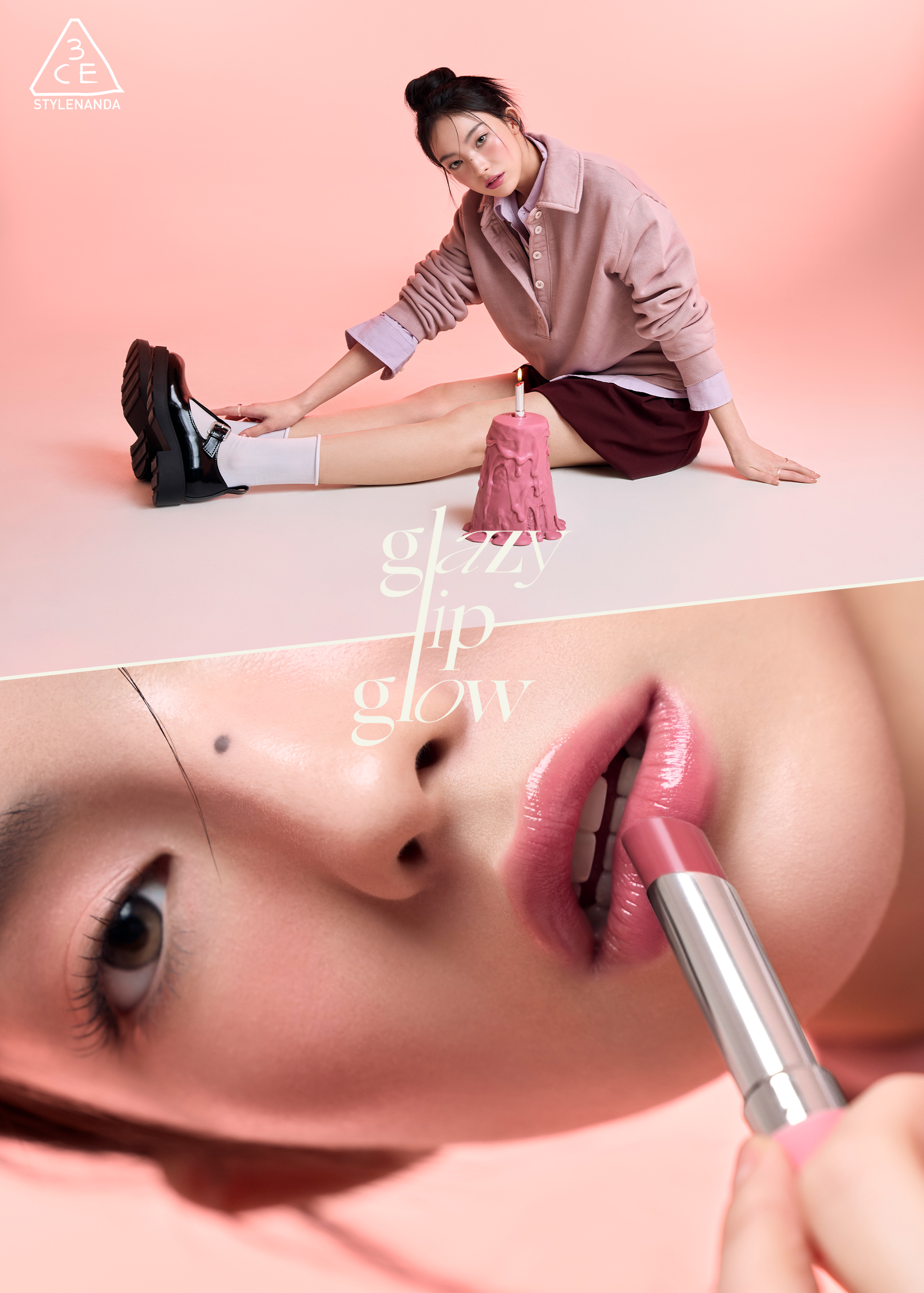 Naolip リップグロス3本セット ペンダントチャーム付き Naolip リップグロス3本セット ペンダントチャーム付き liphip