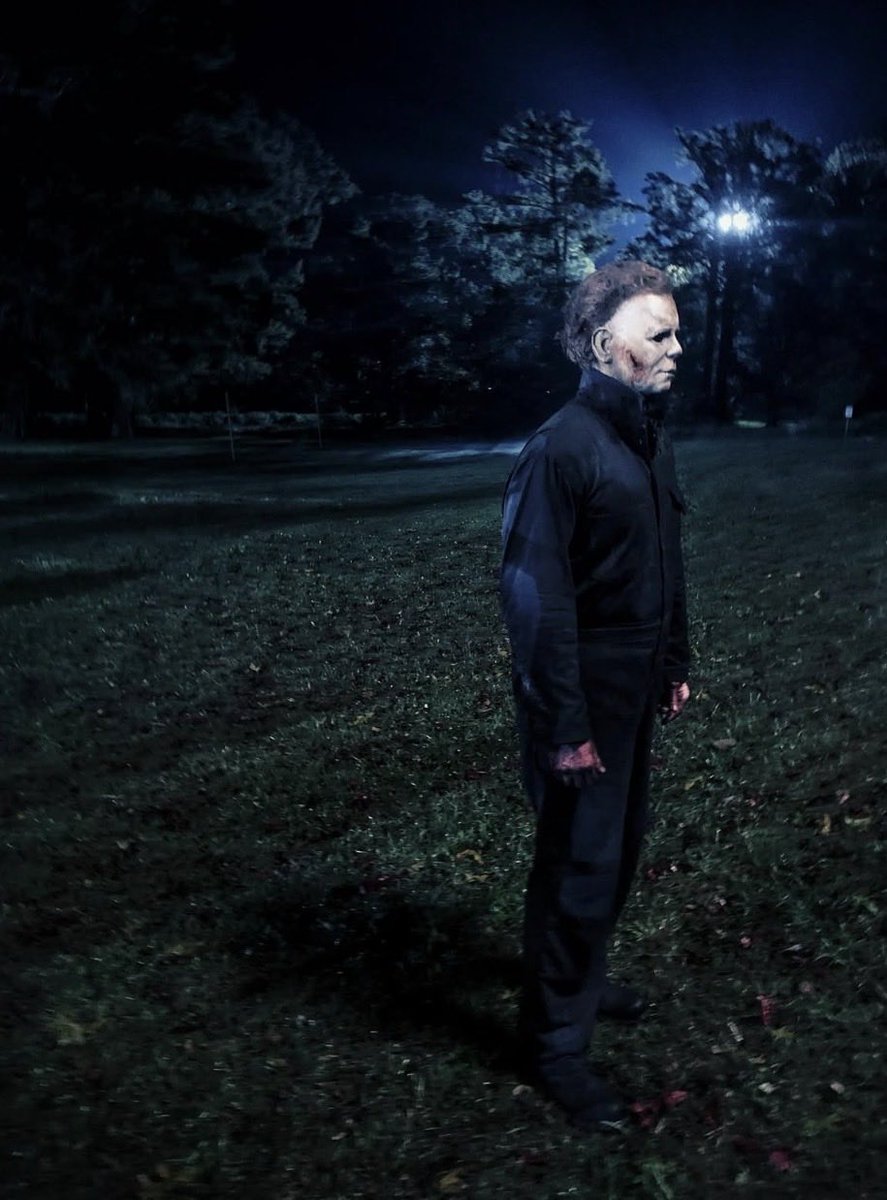 SourceHalloween's tweet image. New Halloween Kills behind the scenes posted by Bryan Moss 🔪