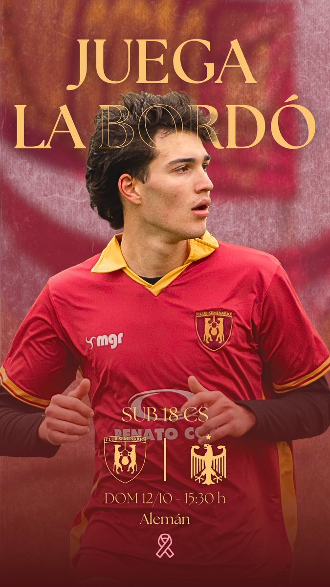 𝑯𝑶𝒀 𝑱𝑼𝑬𝑮𝑨 𝑳𝑨 𝑩𝑶𝑹𝑫𝑶́
• 𝑺𝑼𝑩 𝟏𝟖 𝑪𝑺 •

🆚 Alemán Universitario
📍 Club Alemán
🕞 15:30

#DaleSU 🛢