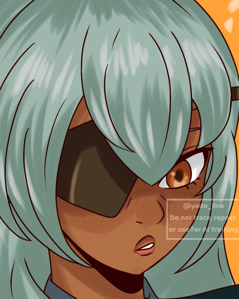 yadolinaa's tweet image. Double whammy Saturday, I drew Sakuma specifically in his Go! version.

Added wrinkles because I feel like he has those as well as his two daughters (Ocs) and legal ward from different timelines in VicRo that want headpats from this very confused man.

#inazumaeleven #blacktober