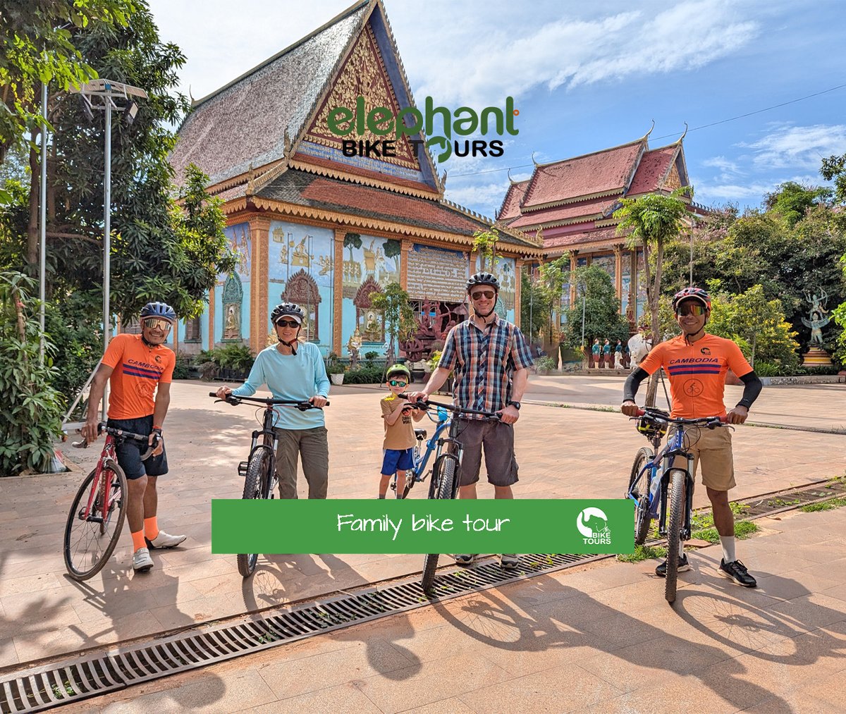 TMuern's tweet photo. Family biking tour with local 
#ElephantBikeTours
#CyclingCambodia
#BikeTourCambodia
#Biketour
#SiemReapBikeTour https://t.co/gu4inrdG9J