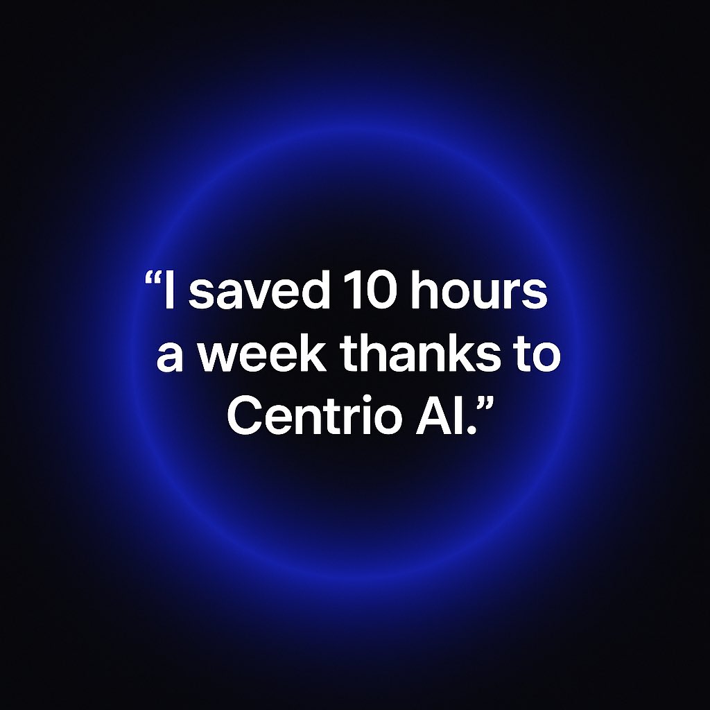 Centrioai's tweet photo. That’s 10 more hours to grow your agency instead of fighting with repetitive tasks.

#SaaSLaunch #Automation #CreatorTools #marketingagency https://t.co/2wMgGJg8tD