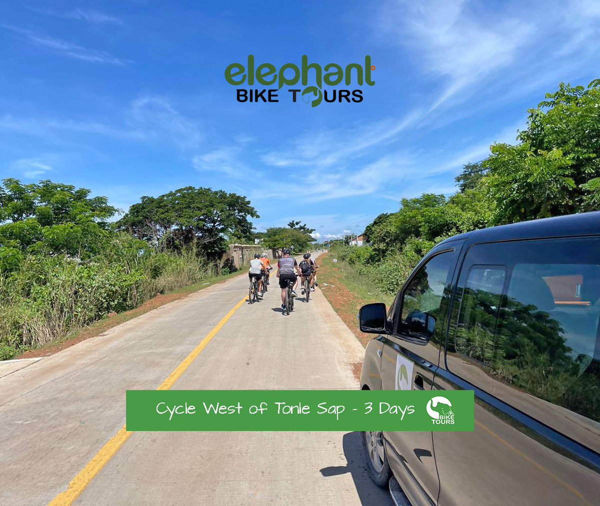TMuern's tweet photo. Cycle west of Tonle Sap 3days
#ElephantBikeTours
#CyclingCambodia
#BikeTourCambodia
#Biketour
#SiemReapBikeTour https://t.co/Ai6B3iHnUf