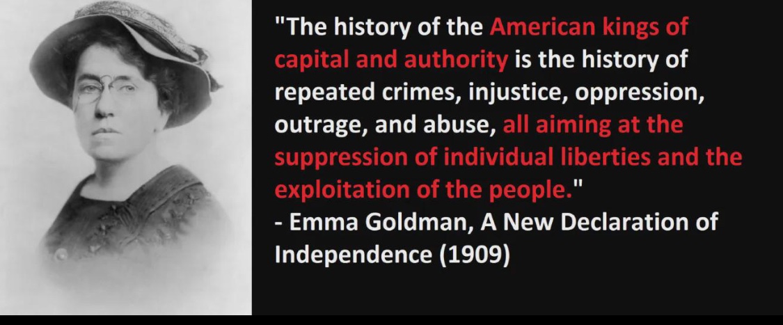 ATLCWorker's tweet image. Emma Goldman