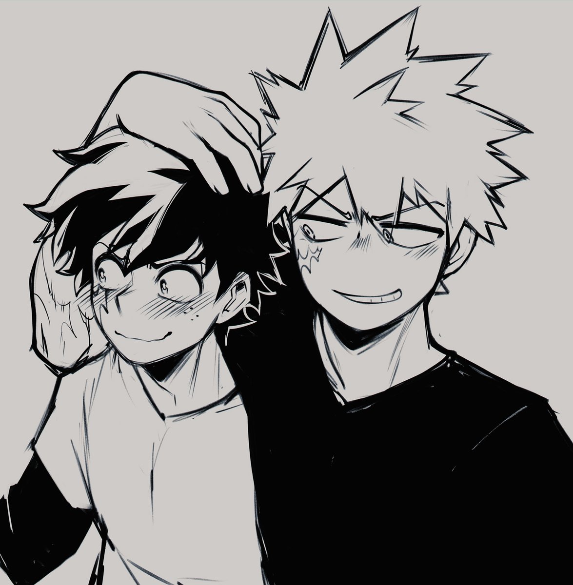 I needed to draw the boys again 🧡💚