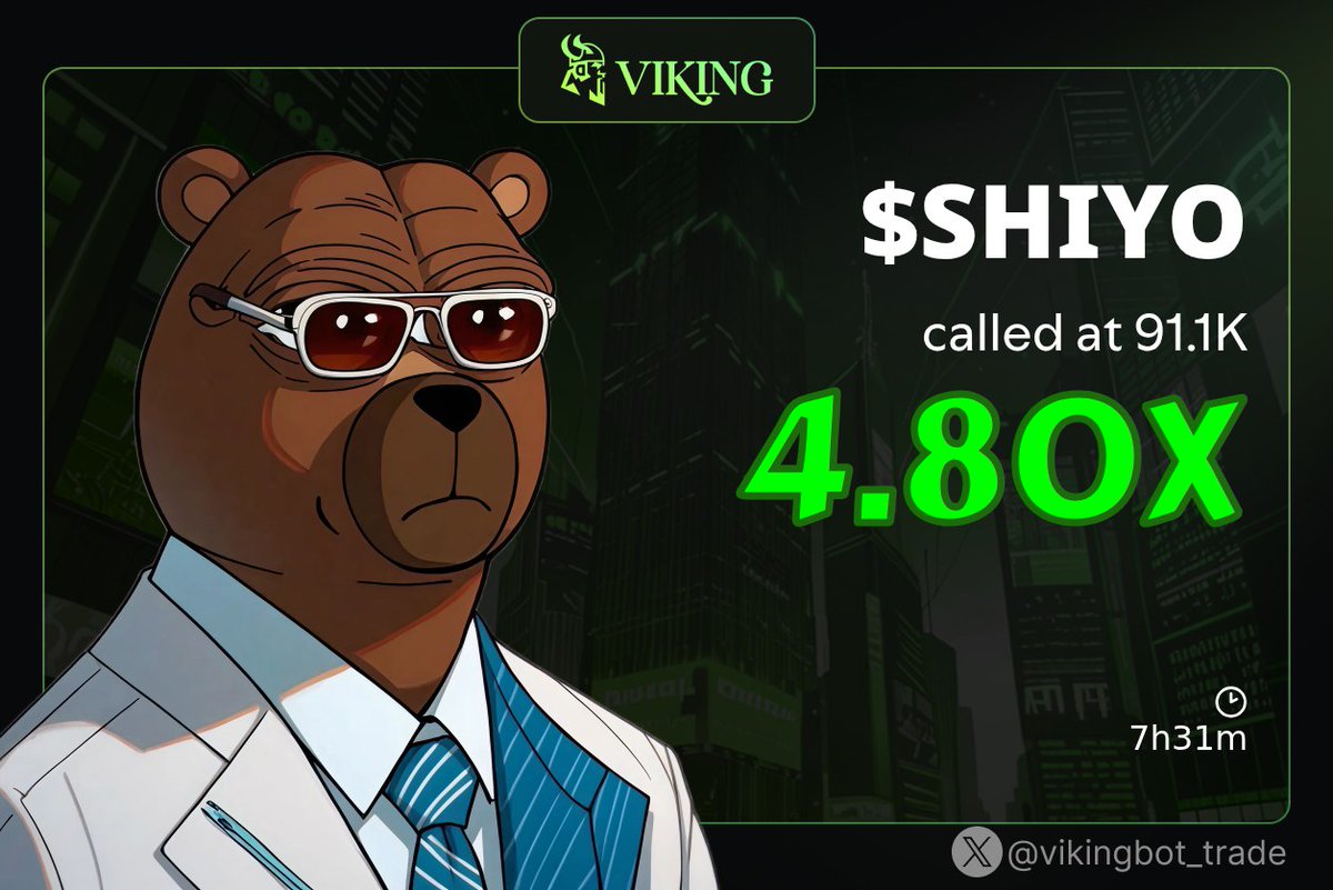 Crypto_Mastee00's tweet image. #SHIYO  just hit 4.8X 💥💥

They called it rugs .
We called it alpha — and we printed 
This is : Don’t wait for proof, be early.

📲 Join the run : t.me/Sol_Master00 
/pnl
0x5d8612A3De8E7cE0C4aCc657dC97373406e74444

#solana #memecoin #cryptotrading #DonBelle #bitcoin #USA