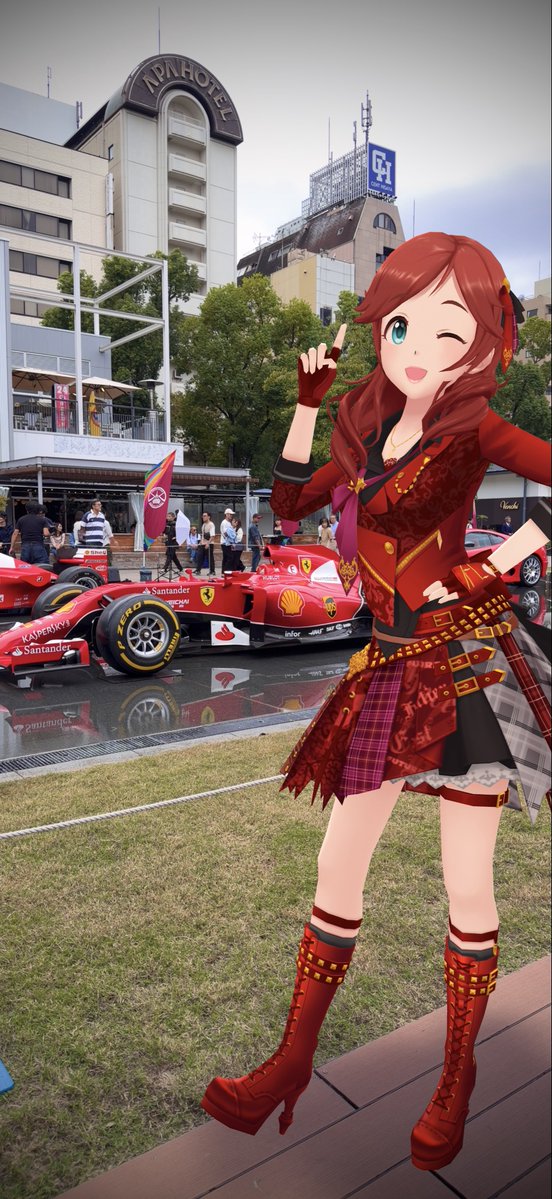 samasama76's tweet image. たくさんのスーパーカーとかF1とか
#デレスポAR
#デレステAR
#井村雪菜