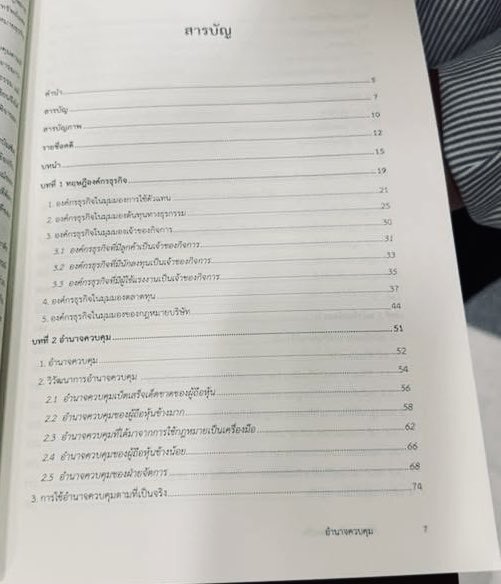 lawcunotslave's tweet photo. สารบัญ #CorporateControl #หนังสือกฎหมายใหม่ https://t.co/jpki0qUSwK