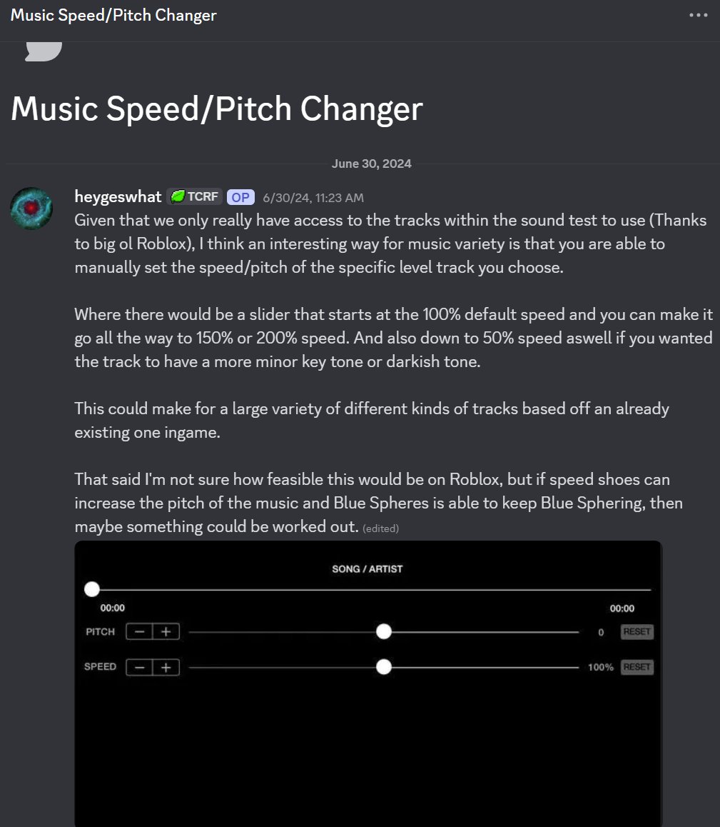 Turbulation1's tweet photo. @ClassicSonicSim Do you think something like this would ever be possible in the future? https://t.co/N4qOj364H0