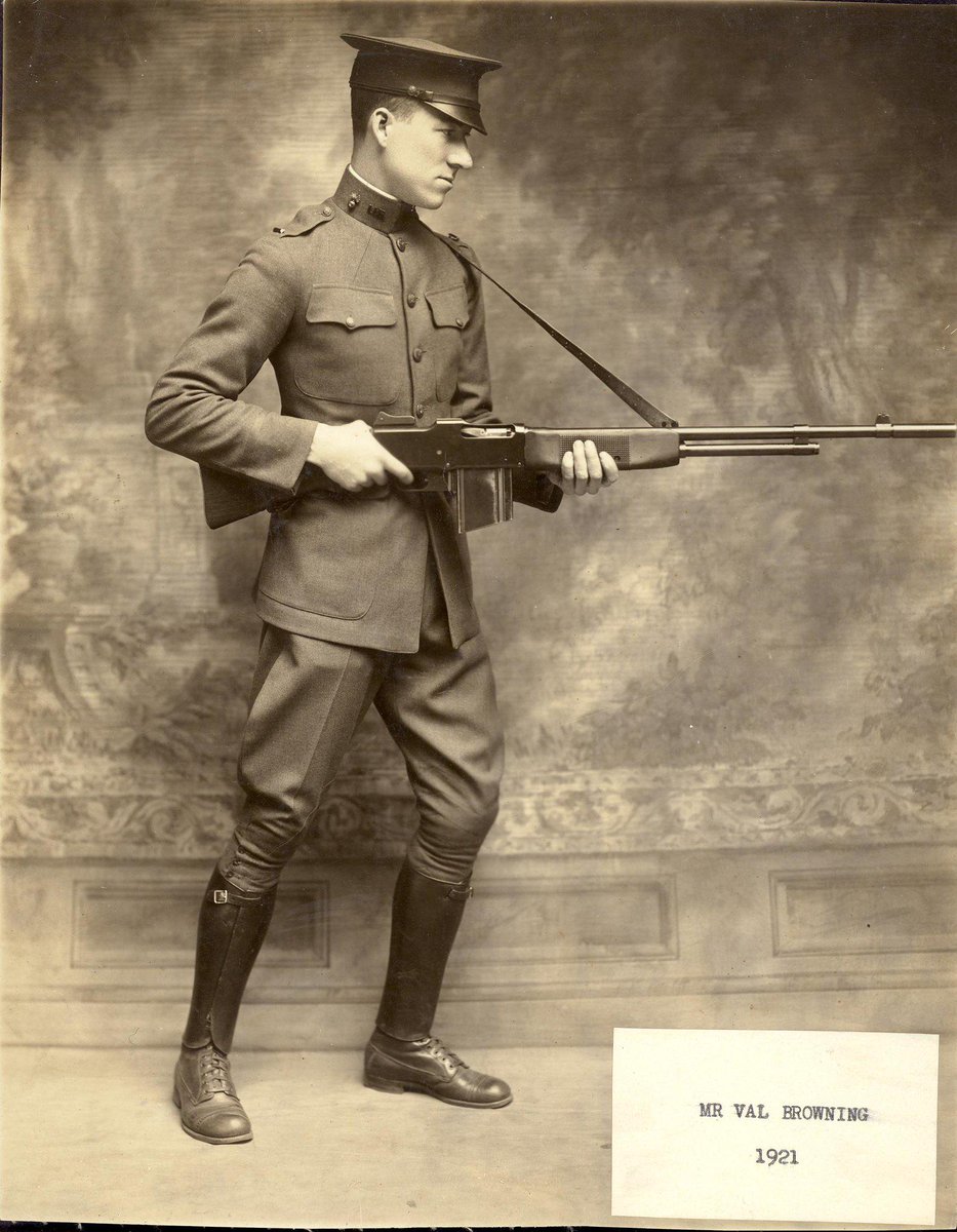 I like that technically speaking, this is two different things that John Moses Browning created in one photo.
