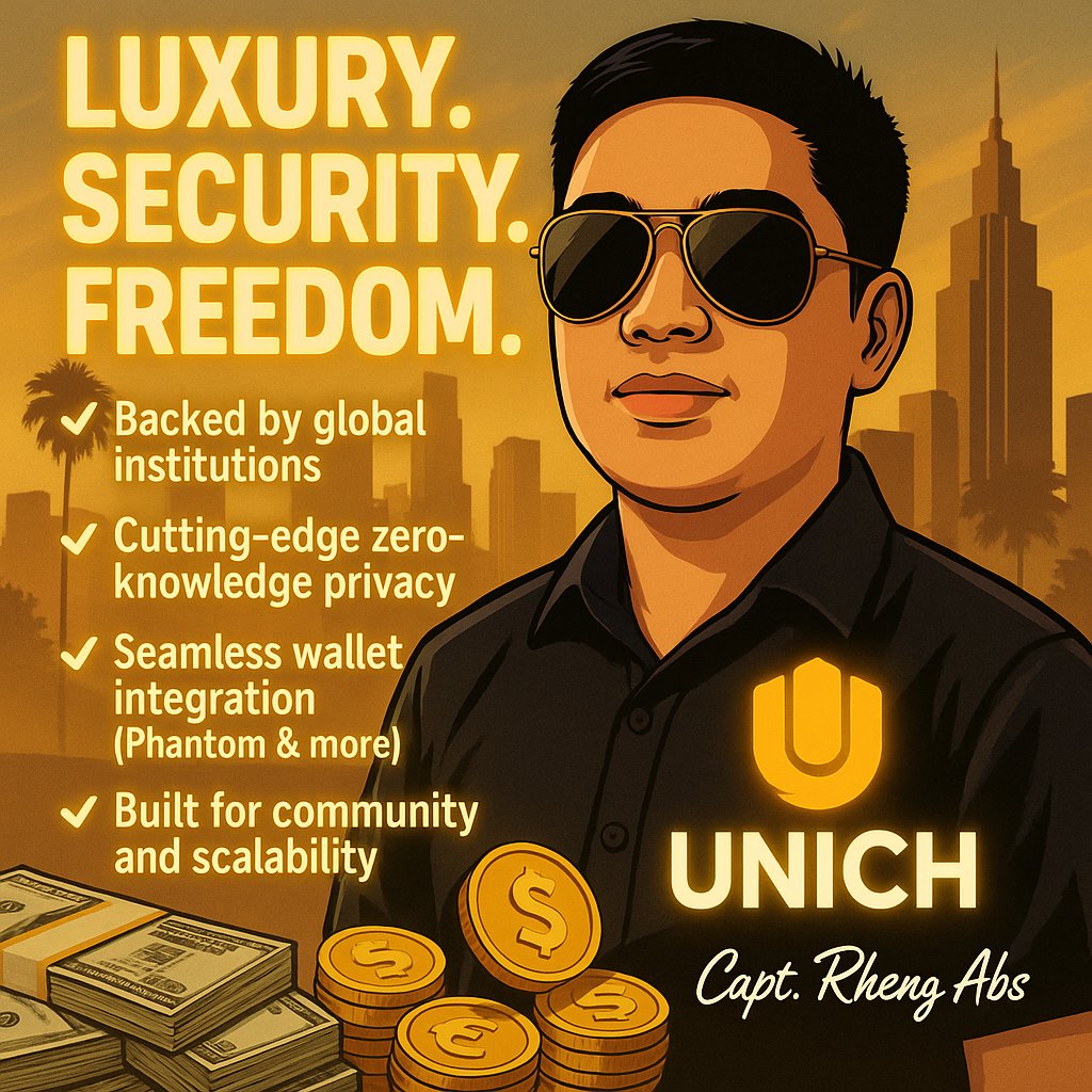 Rhenzabs's tweet photo. #Luxury #security #freedom #Unich  
What are you waiting for? #CatchYourFreedom
Buy #UnichIDO here: https://t.co/nLzQmEDoKB

@ItsmeM1000 @Tadle4Arnel @rockpeter26 @Swatch0815 @CryptoVerse0824 

#Crypto #web3 #DeFi #invest #Lifestyle #investment https://t.co/QxvcYdkcp3