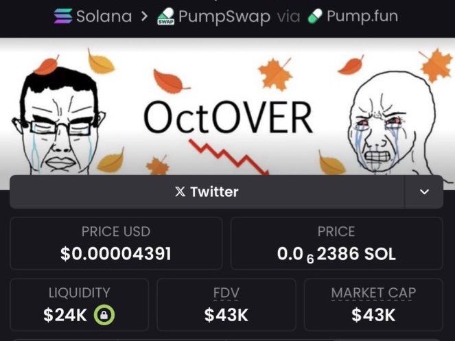 ZyptoCoins's tweet image. $OCTOVER ERUPTED BIG 🚀
📊 Massive Leap: 23.2x Run-Up
💰 Play: $43K → $1.0M
🔥 Token: $OCTOVER — Precision Entry, Explosive Outcome
⛓️ Network: #Solana

👉 Early movers always win — join my VIP TG before the next rocket ignites!

Ca:A11b7N4QPYv1BSLyQtdNQNAc1cAzLVhVYTuau9ispump