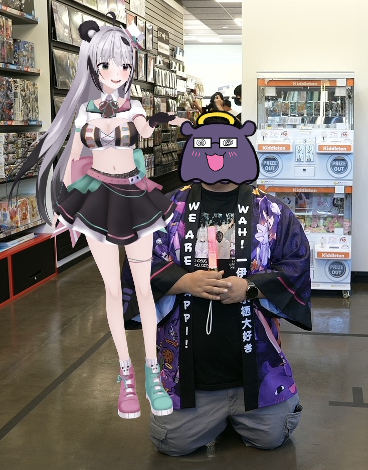 The tech was super cool!  Had a good time chatting about Crystal Chronicles and other stuff!  Everyone in the area should go check out the cafe if you haven't already...