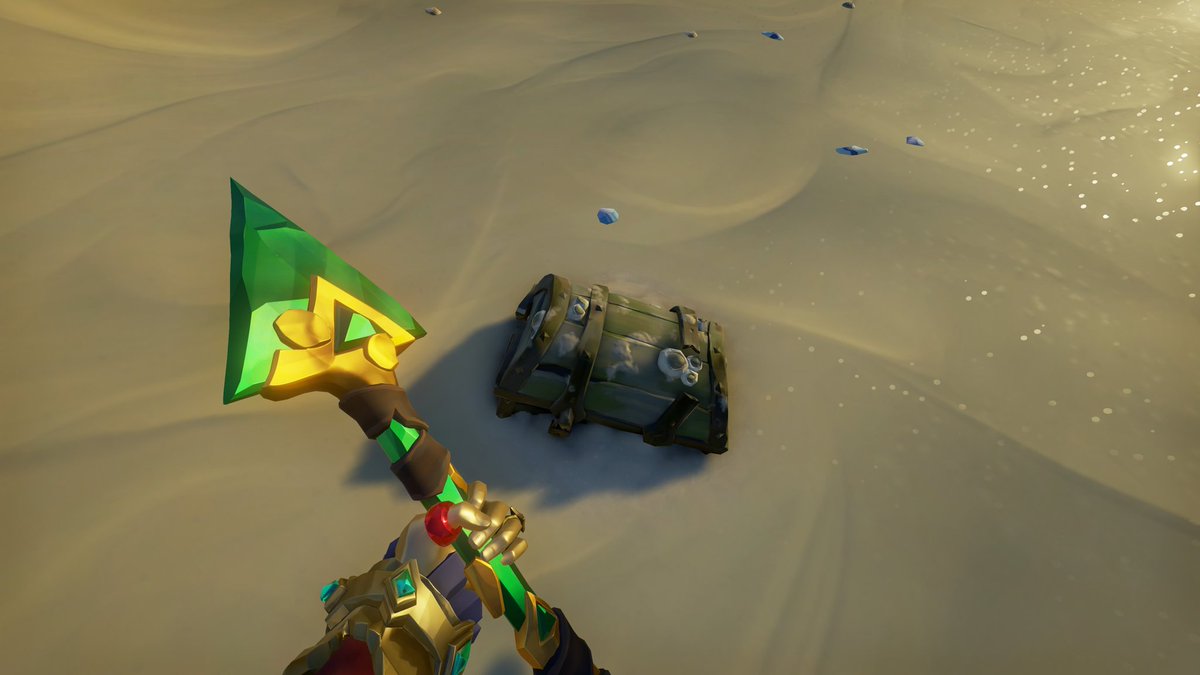 #SeaOfThieves 
In honor of <a href="/BuryinBen/">Buryin Ben</a> 's PC, as I said before, I shall bury a chest in its honor. Rest in Processing, Ben's old PC. 🪦