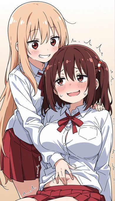 学校が楽しいうまるちゃん(>人<;) 