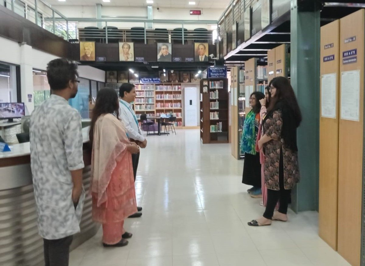 LibraryULAB's tweet image. ULAB Library conducted Library Orientation on 10 October 2025 for the students of MA in English of Freshers’ Fall 2025.