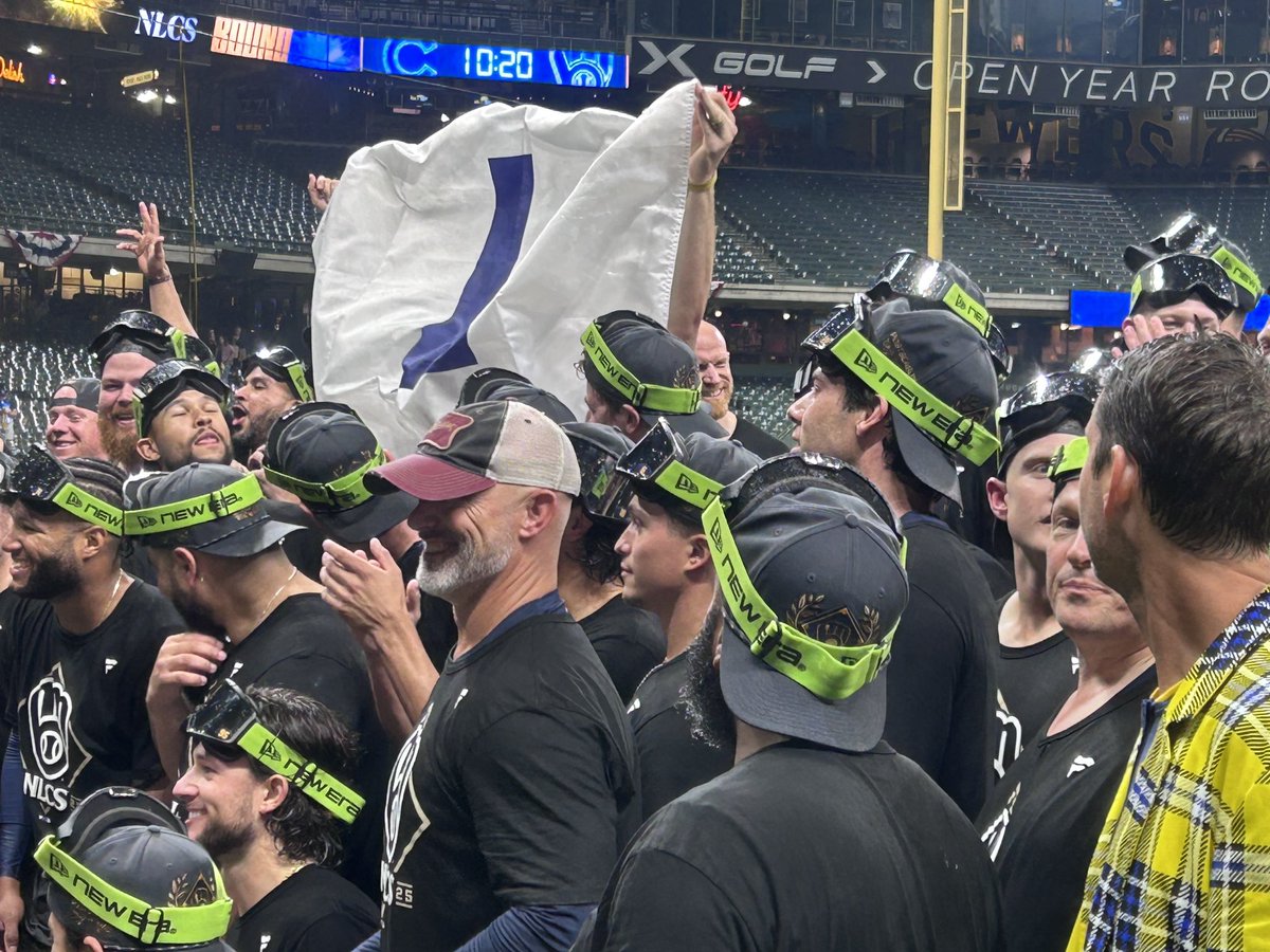 BNightengale's tweet image. The Brewers are flying the L