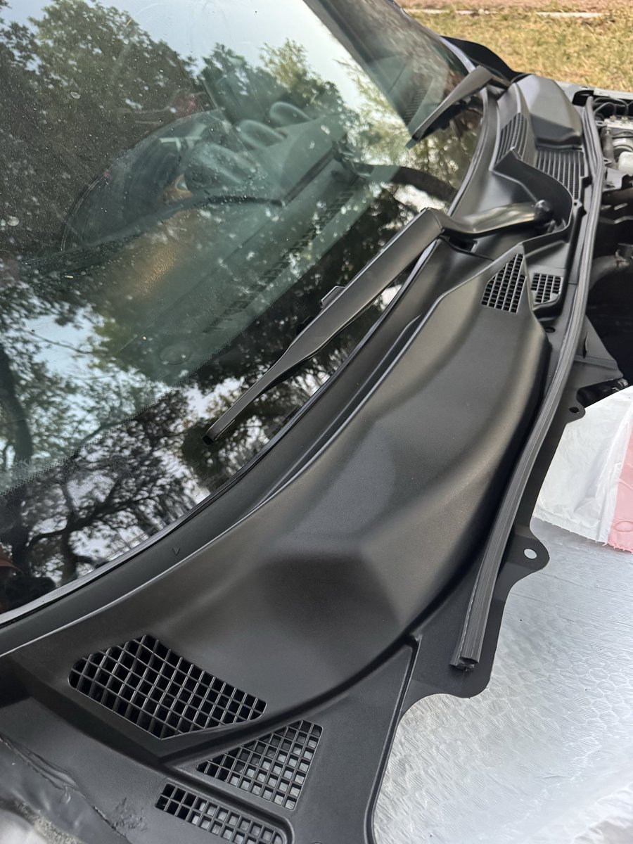 Before/after some cowl refurbishing on one of my drag cars.