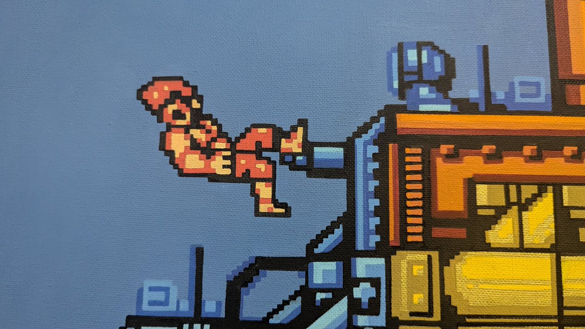 Double Dragon 2 painting is complete.  Well it has been for a couple weeks now and I keep forgetting to share the pics 😝