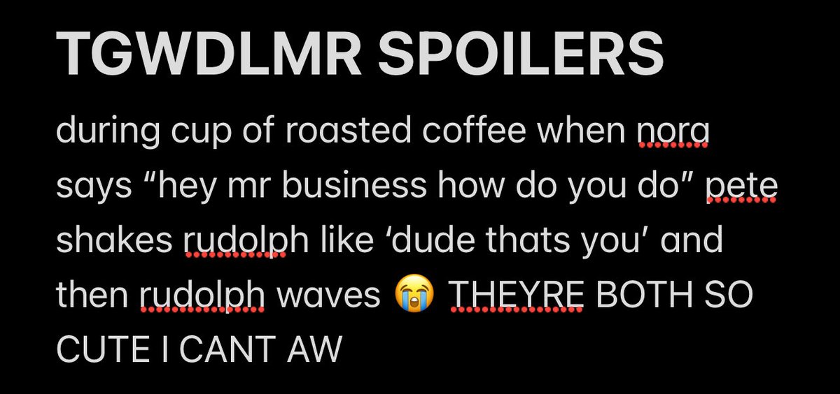TGWDLMR SPOILERS im weeping