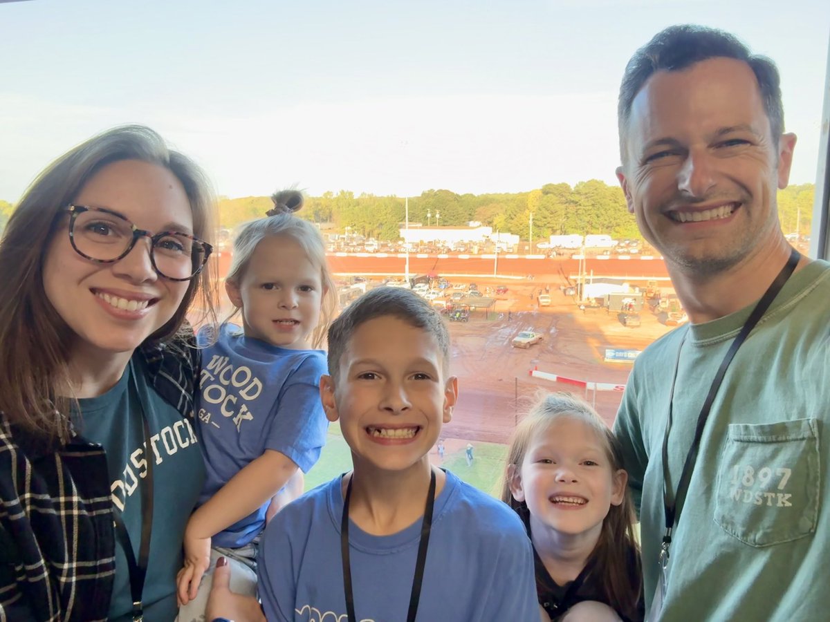 🏁 Season finale at Woodstock’s historic Dixie Speedway! Katie and I both grew up coming to the track, and it was such a joy to share this hometown tradition with our three oldest tonight. Proud to celebrate another great season for one of Woodstock’s most iconic landmarks!