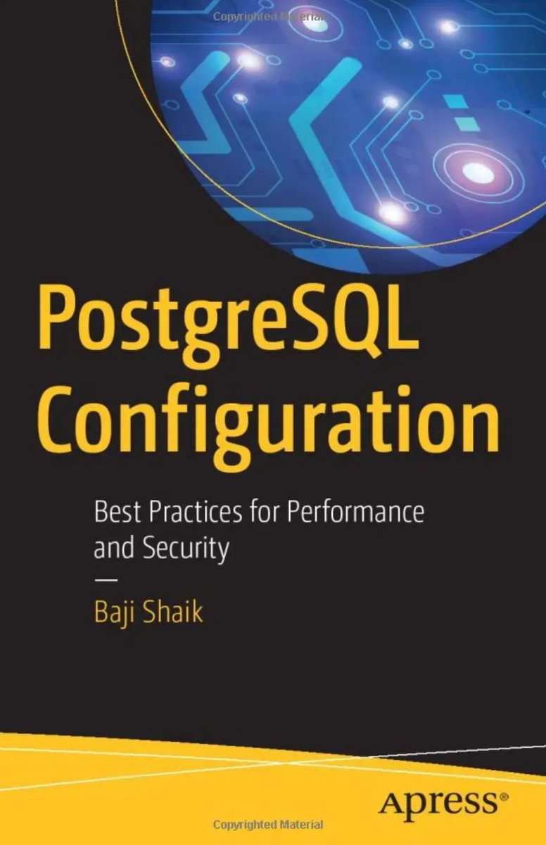 gp_pulipaka's tweet image. #PostgreSQL Configuration. #BigData #Analytics #DataScience #AI #MachineLearning #IoT #IIoT #Python #RStats #TensorFlow #Java #JavaScript #ReactJS #GoLang #CloudComputing #Serverless #DataScientist #Linux #Books #Programming #Coding #100DaysofCode
geni.us/PostgreSQL-Con…