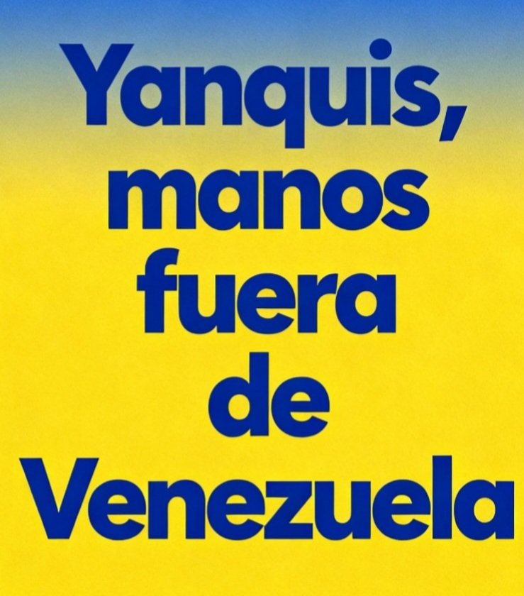 ¡Venezuela no está sola! #Cuba #CDRCuba #Venezuela #HandsOffVenezuela