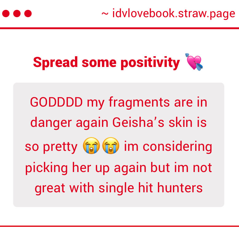 idvlovebook's tweet image. You have a new message ! ‧₊˚💌
#IdentityV #Idv #idv #Idvtwt 
Get her for those who can’t