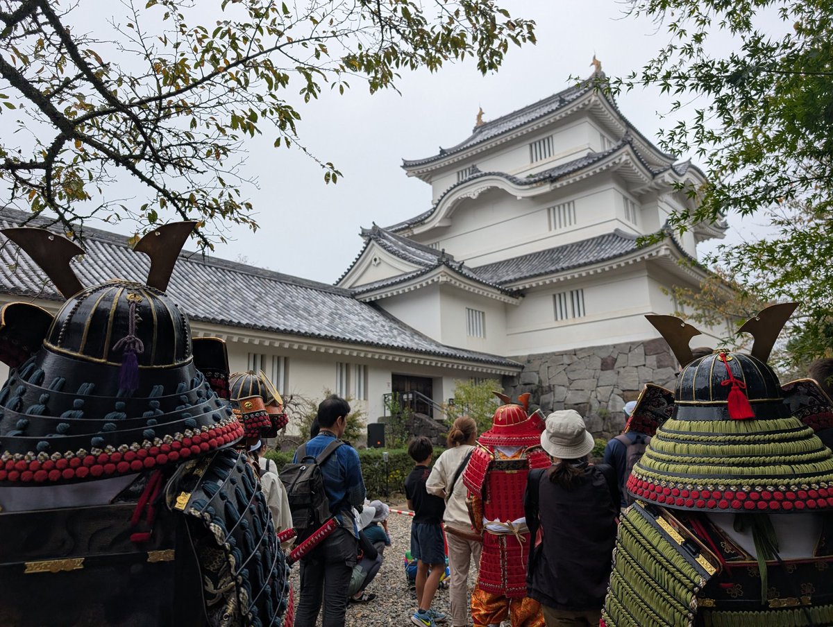 t_machami's tweet image. 楽天 @hmikitani さんの祖先で徳川四天王の1人 本多忠勝公が初代主を務めた大多喜城の祭り。 #大多喜お城祭り