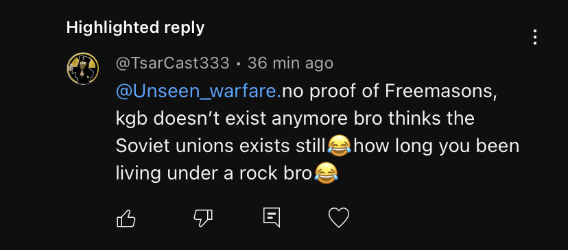 Unseen_Warfare1's tweet image. The mentality of World Orthodoxy.
From the FSB Website. This was translated online. The FSB declares that it was founded in 1917 and was named "Cheka" at this time. This organization was eventually renamed MGB, NKVD, GPU, KGB, and other names.
How strange it is to hear certain…