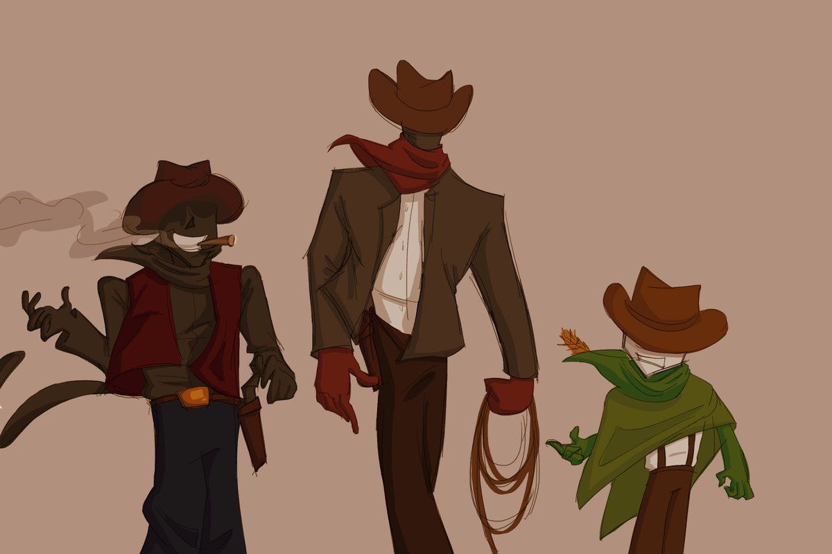 WILD WEST #miketober #deltarune #mikes
