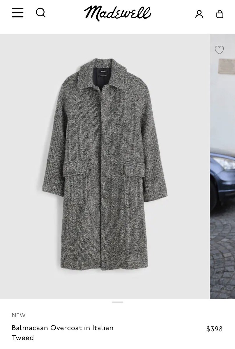 jakewoolf's tweet image. You hate to see an excellent looking overcoat with a nice pattern, beautiful proportions and the correct raglan sleeve get fumbled on the 5 yard line like this but it happens