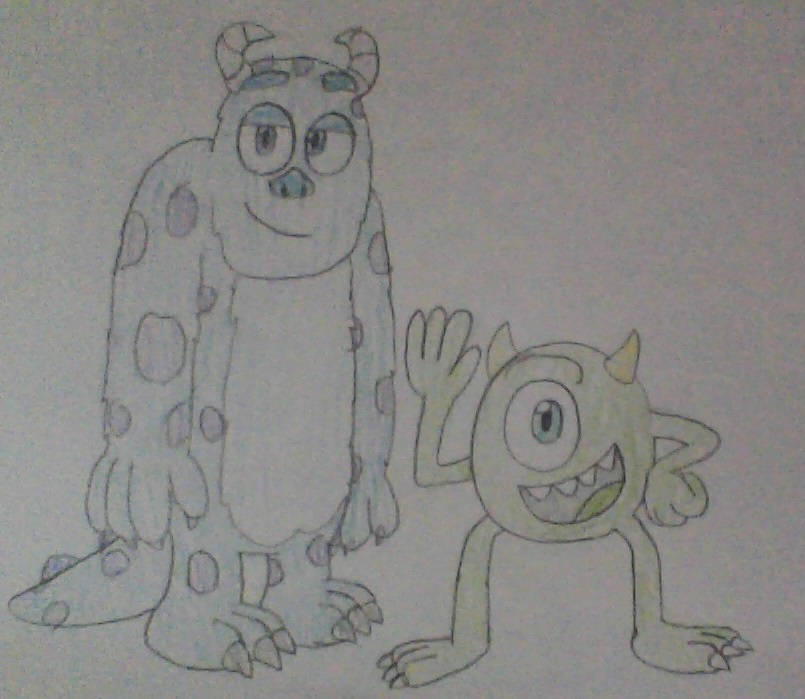 Christi71864683's tweet image. Sully and Mike Wazowski.

#disney #pixar #monster #mikewazowski #monstersinc #sully #jamespsullivan @Disney