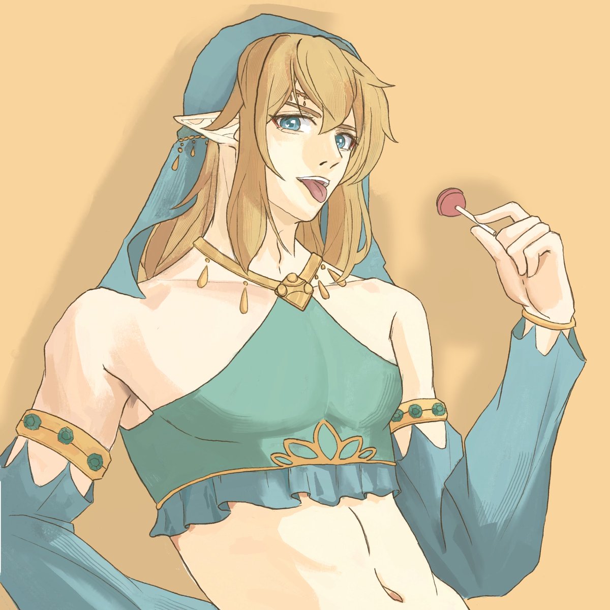 Julia_moca's tweet photo. 林克 #ZeldaBreathoftheWild https://t.co/Hm85HGa6Po