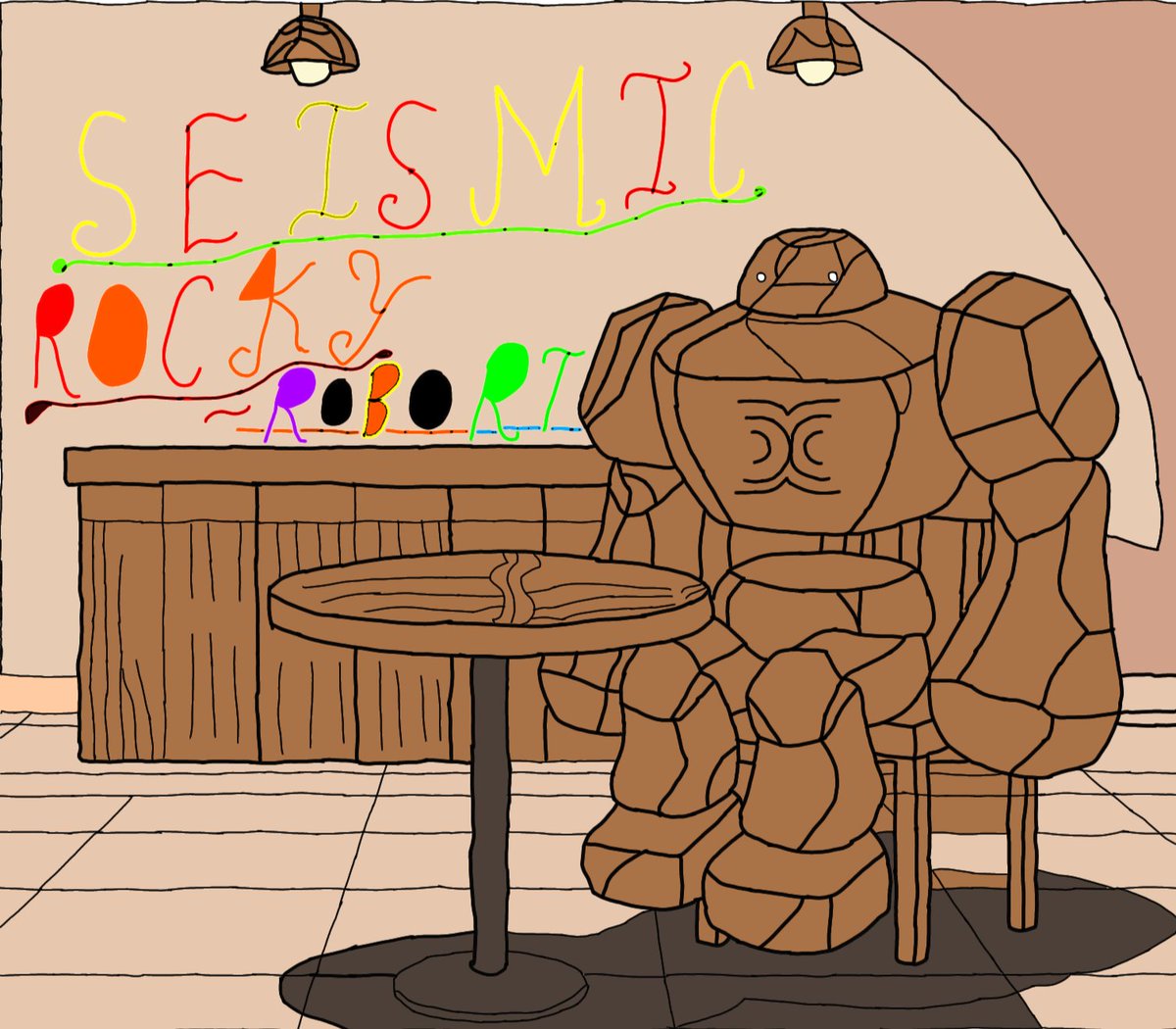 GovindKumar1675's tweet image. 🪨☕ Meet Seismic Rocky Robori — the chillest rock bot in town, just waiting for his next tectonic latte!
#RobotArt #DigitalArt #SeismicRockyRobori

---

Would you like me to make it sound funnier, cooler, or more story.