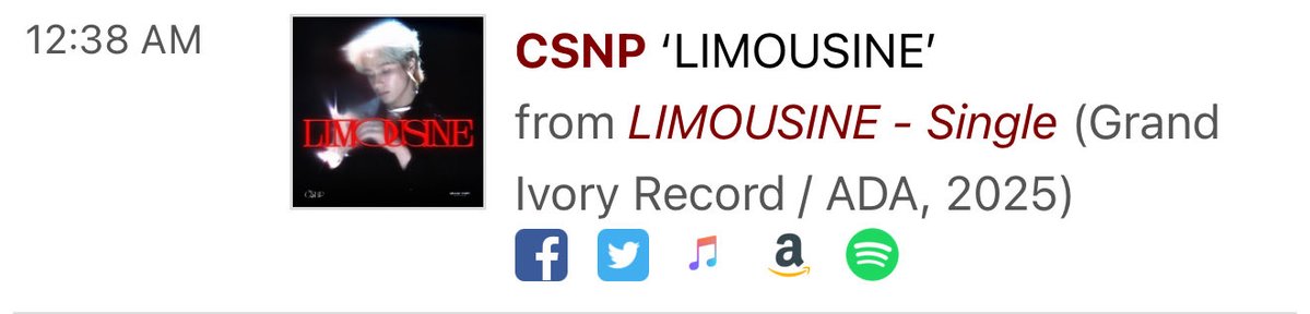 Smart_CNFC's tweet image. 📻 LIMOUSINE @OKAsia_djPanic 

Thank you for playing “LIMOUSINE” 🐦‍🔥🔥❤️‍🔥

🔗 Listen here: spinitron.com/WXOJ/pl/213555…

@smart_csnp 
@smarttyofficial 

#smart #smartchisanupong #smartcsnp 
#csnp_21