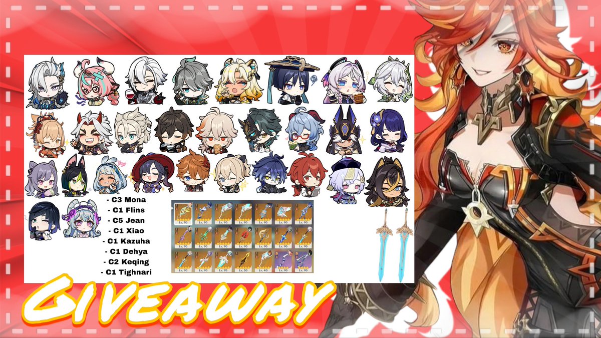 ASIA GENSHIN IMPACT ACCOUNT GIVEAWAY
𓎟𓎟　⠀🪽⠀ 　𓎟𓎟
I no longer need this account, so take this gift from me.

✧ follow me if you aren’t already
✧ like &amp; retweet
✧ opt. comment: favorite game? 

ENDS OCTOBER 15TH
- Dm me if you have any questions.