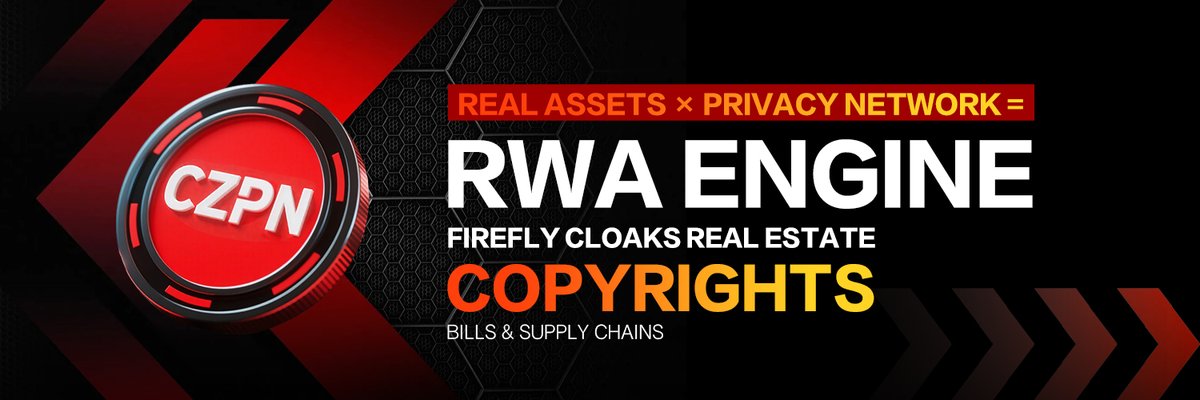 FireFlyPro's tweet photo. 🏠🔗 Real-World Assets × Privacy Network = RWA Engine 🔒⚙️ 
🏭📜 Real estate, copyrights, bills, supply chains — 📦🔖 
🦸♂️💻 FireFly gives each real asset an invisible cloak, 🧙♀️✨ 
🔄⛓️ allowing traditional value to circulate freely on-chain 🌐🚀 https://t.co/ZebGPKUzO8