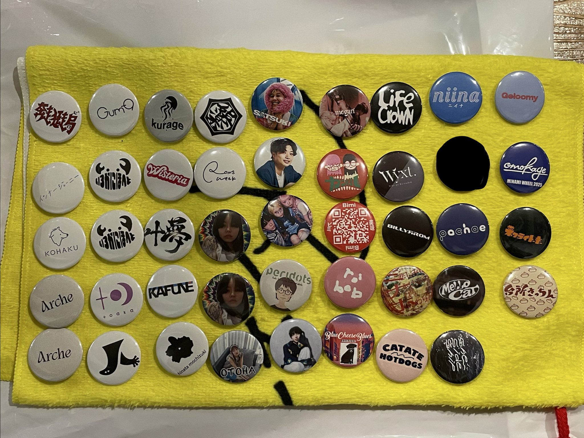 虎落 缶バッジ Chanちゃん 至福ぽんちょ10/12, グロフロ10/30 ミナホ行きます