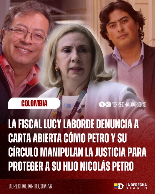 Protejan a Lucy Laborde, la fiscal que advierte la “mano oscura” de Luz Adriana Camargo <a href="/FiscaliaCol/">Fiscalía Colombia</a> en el caso de Nicolás Petro. Laborde disfruta vivir y nunca ha pensado acabar con su vida !!