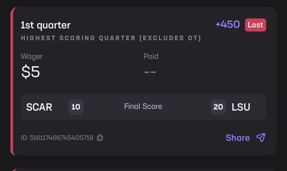 mrswaggie0's tweet photo. @HardRockBet How was this a loss if they scored highest in 1st and 3rd?
There was no option for tie! https://t.co/aNd9855xiY
